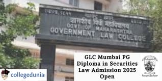 GLC Mumbai PG Diploma in Securities Law Admission Open; Apply by March 27